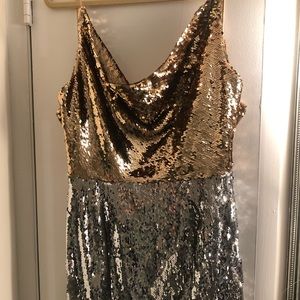 Black Halo Women’s Sequin Slip Dress